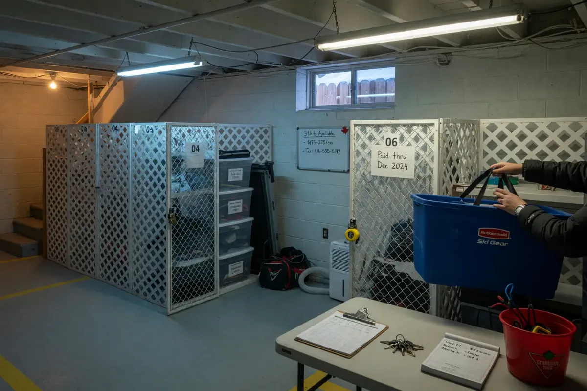 Basement Storage Rentals: $500-$1,500/Month Extra Income