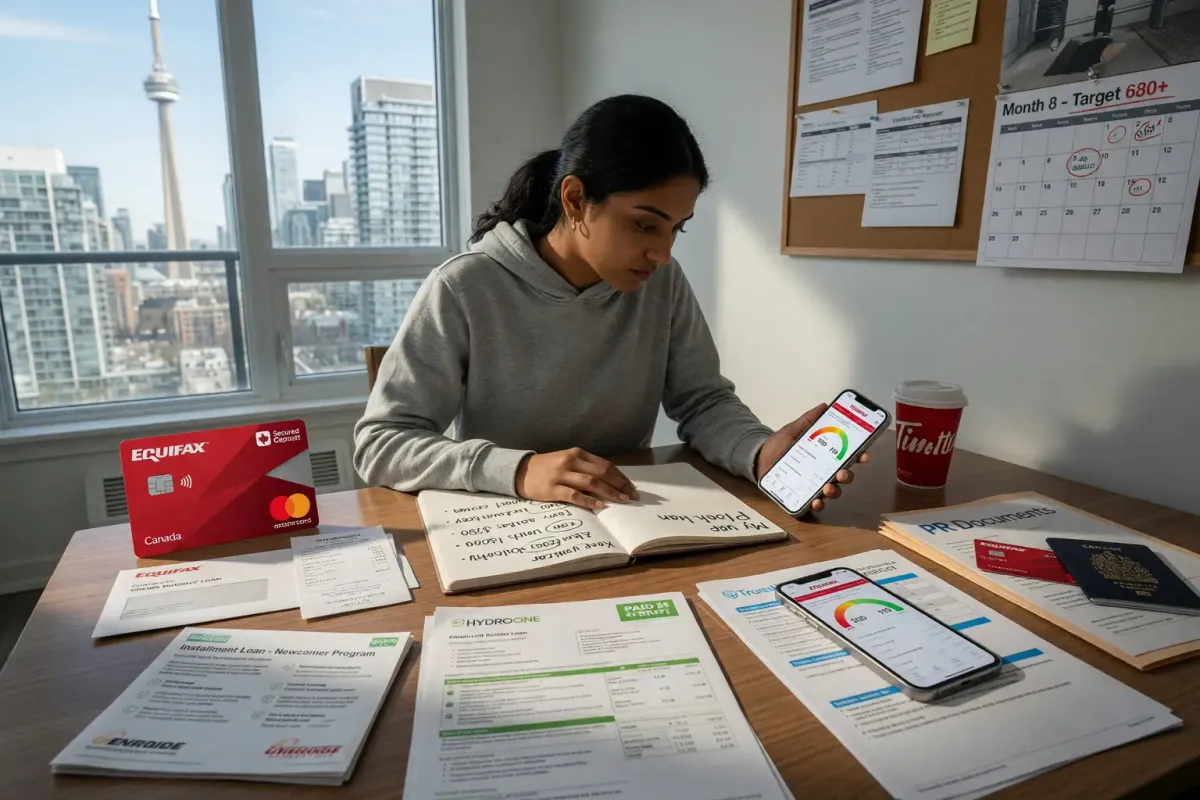 Build Canadian Credit Fast: Newcomer Investor Playbook