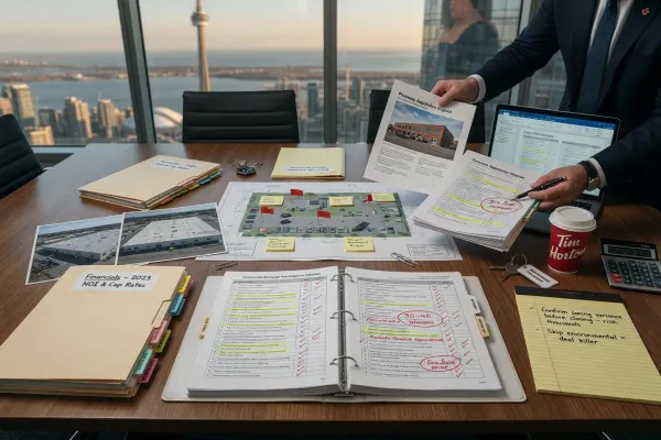 Commercial Mortgage Due Diligence Checklist for Canadian Investors