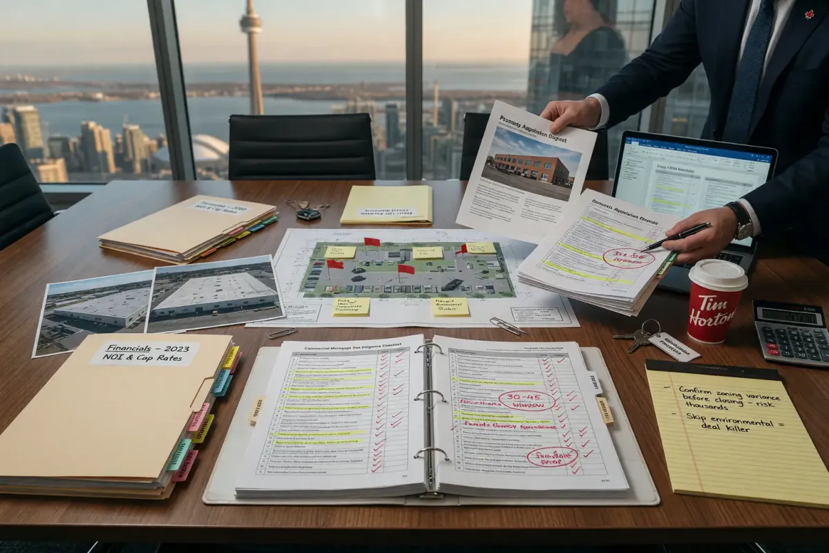 Commercial Mortgage Due Diligence Checklist for Canadian Investors