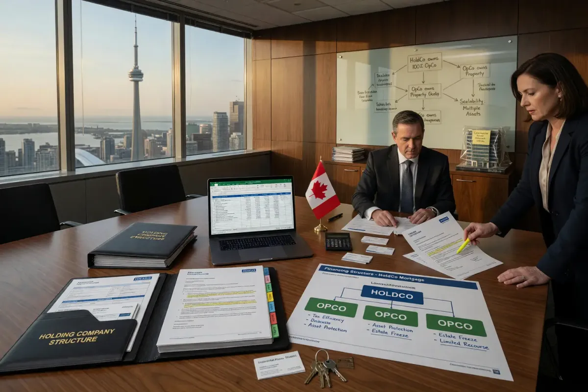 Commercial Mortgage Through a Holding Company in Canada: Corporate Ownership Guide
