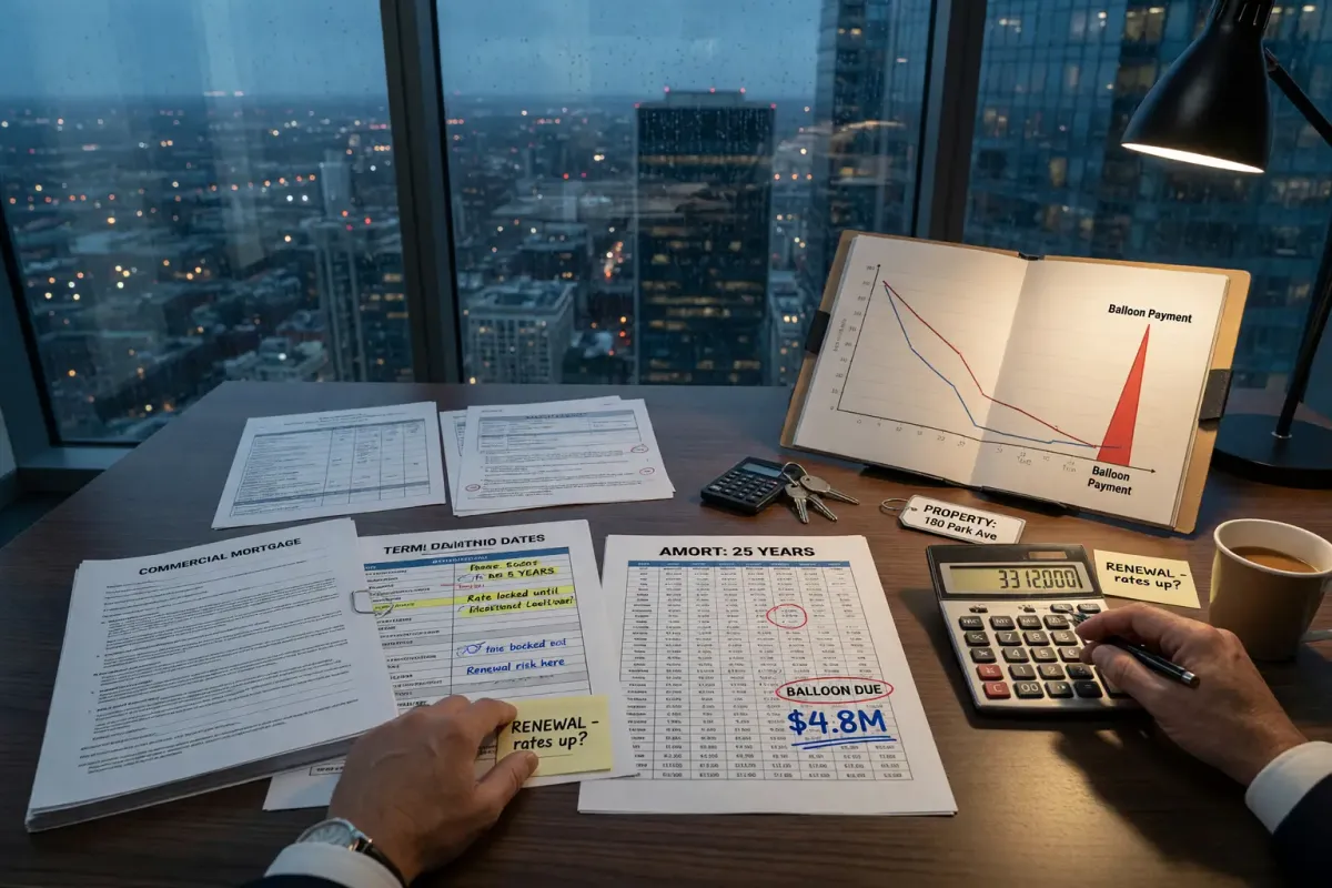 Commercial Mortgage Term vs Amortization: Why They're Different and Why It Matters