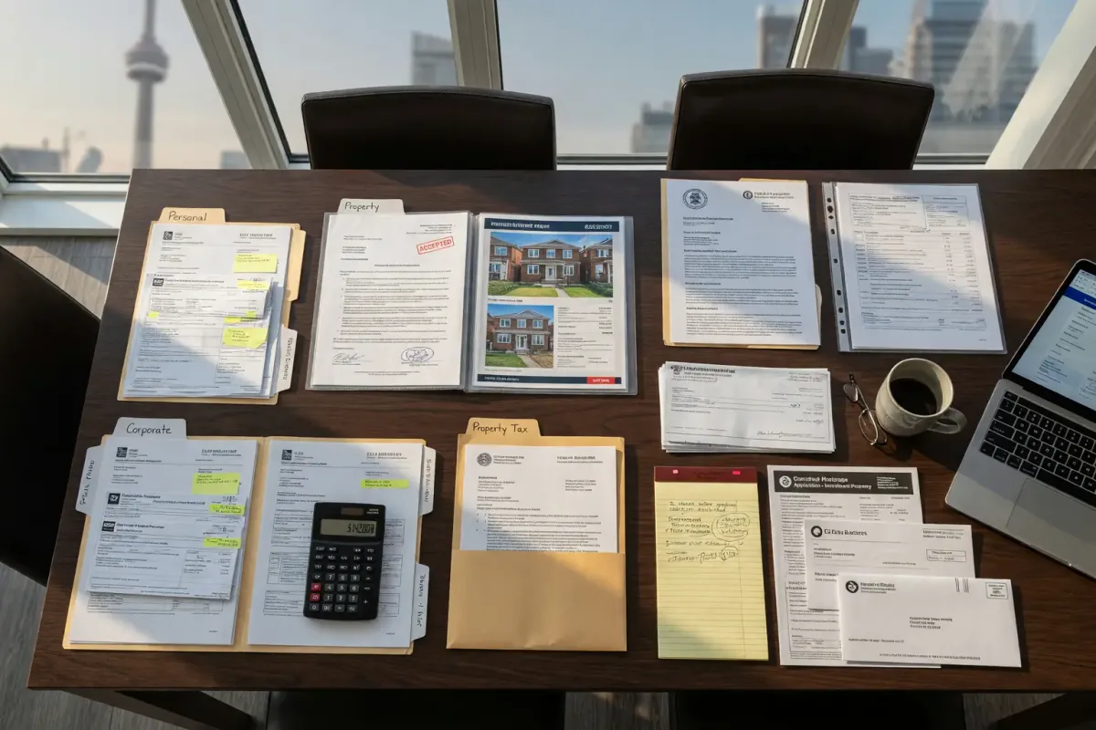 Investment Property Mortgage Document Checklist Canada