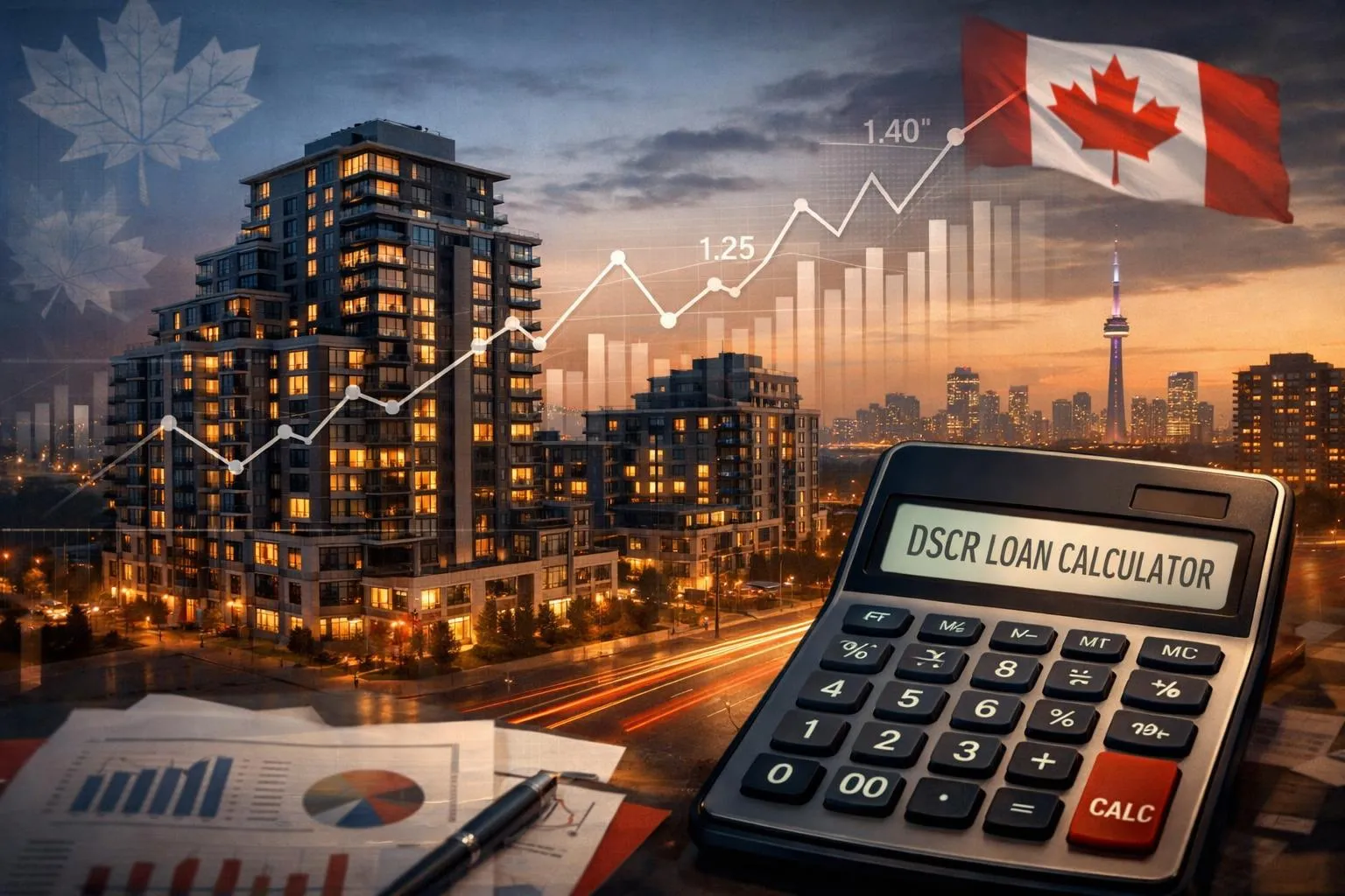 Calculateur de prêt DSCR — Édition canadienne