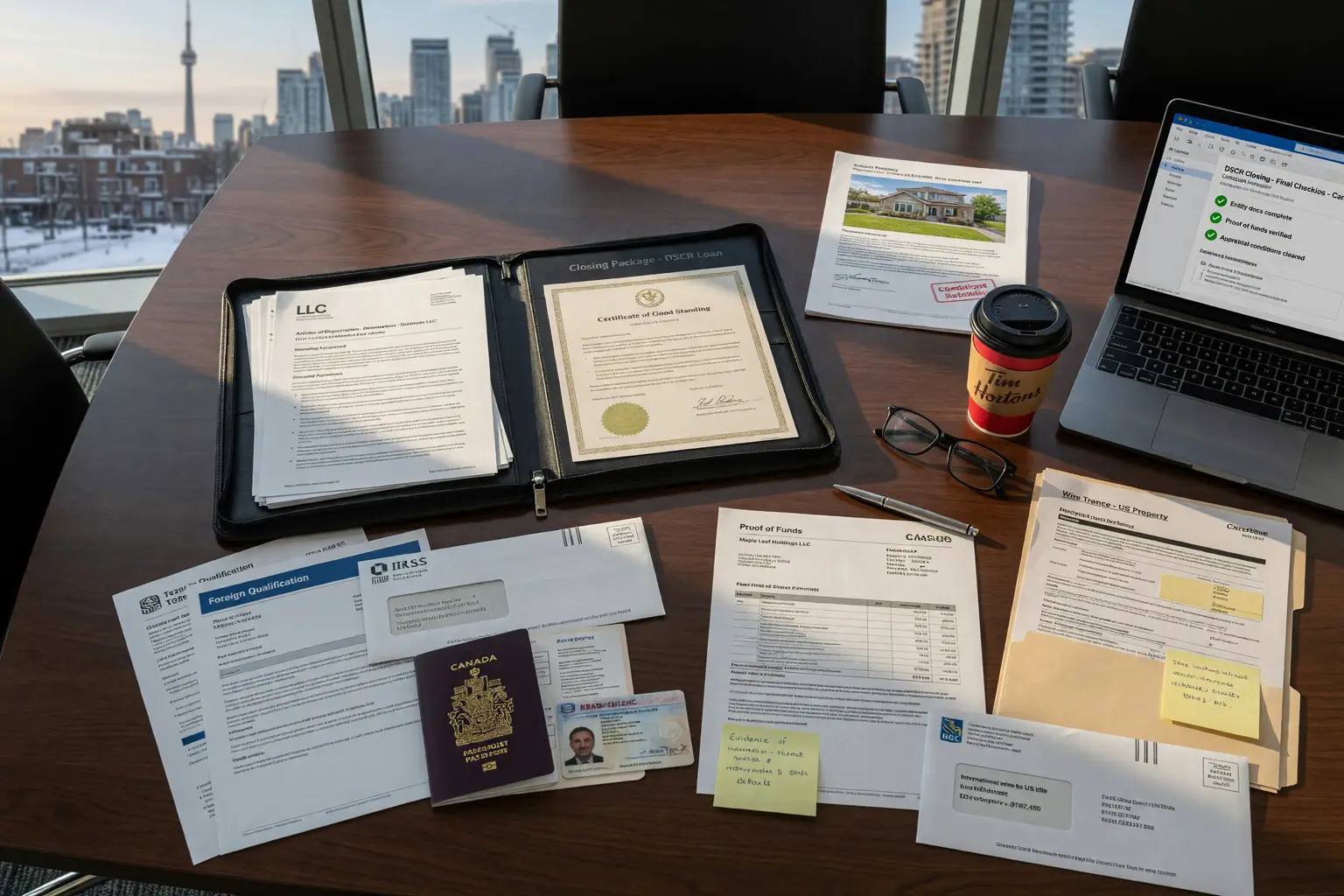 DSCR Loan Closing Checklist for Canadian Investors