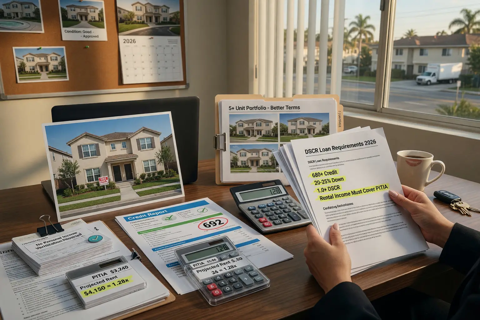 DSCR Loan Requirements 2026: Credit, Down Payment, Ratios