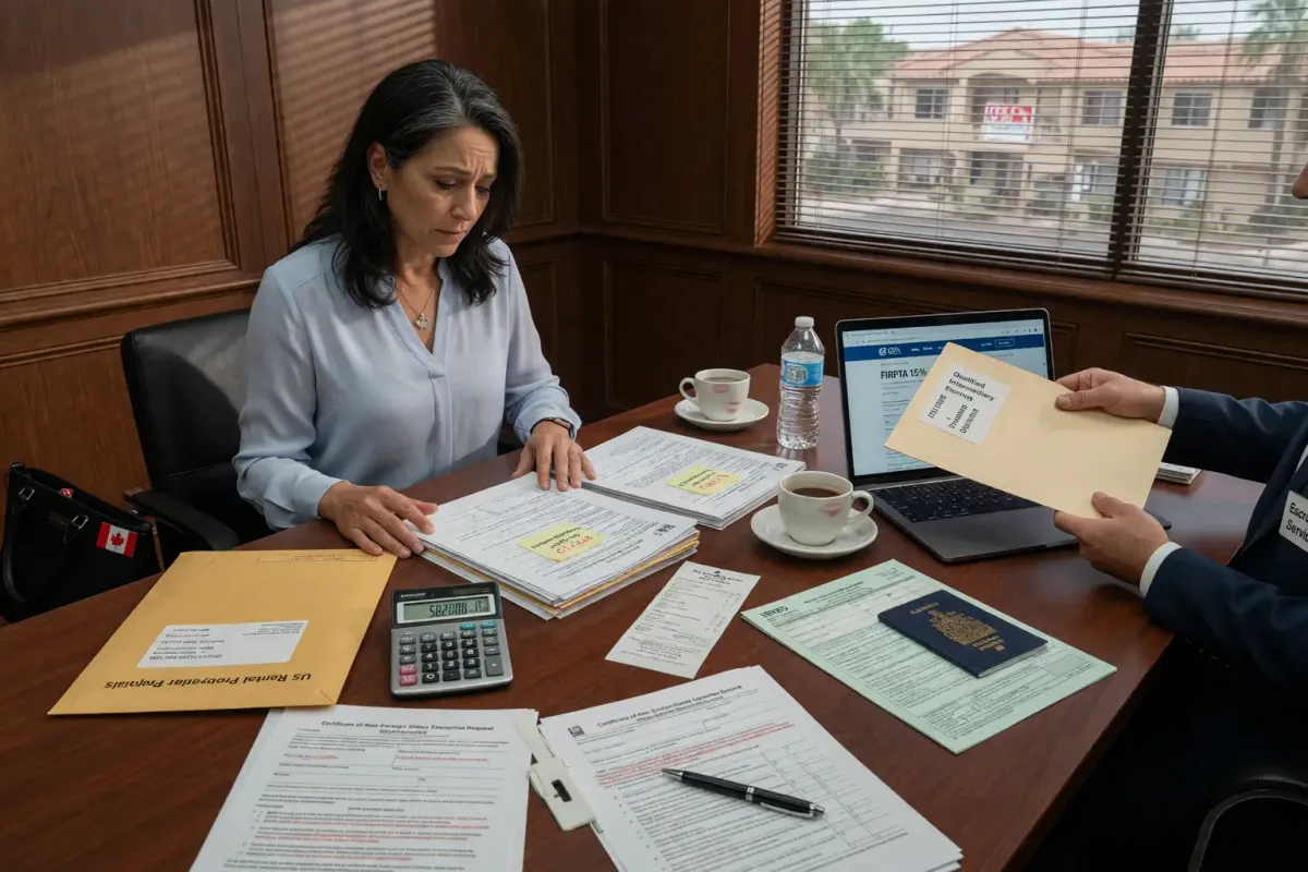 FIRPTA Withholding for Canadian Sellers of US Rental Property