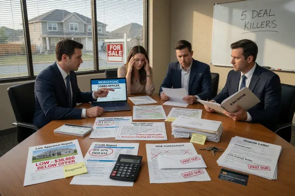 5 Mortgage Deal Killers and How to Fix Them