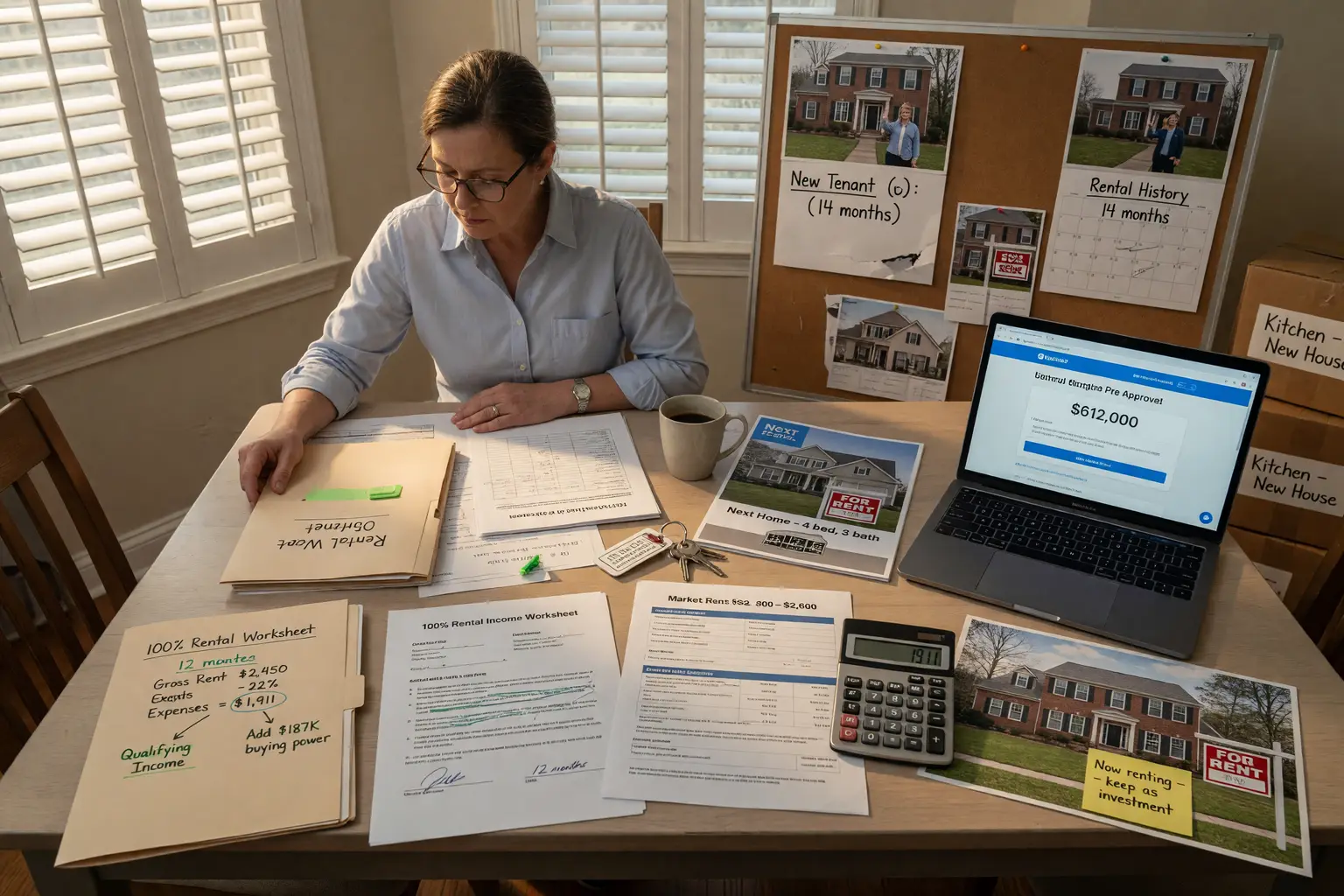 Rental Worksheet Program: Use 100% Rental Income to Qualify