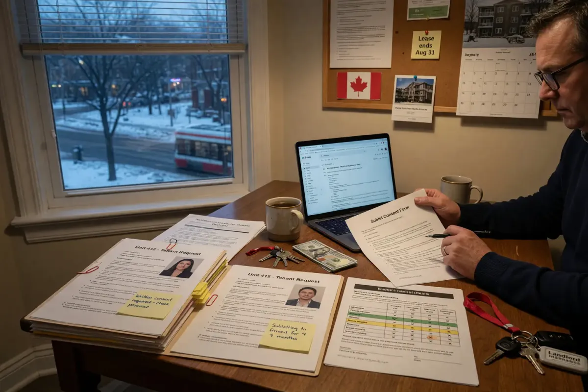 Subletting Rental Properties: Canadian Landlord Guide