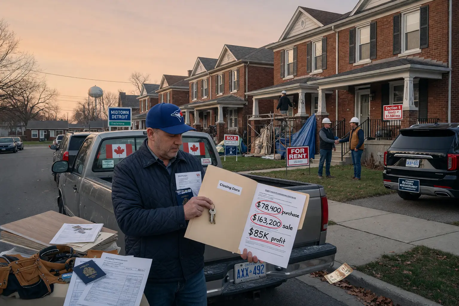 Why Canadians Are Buying Detroit Real Estate ($85K Profits)