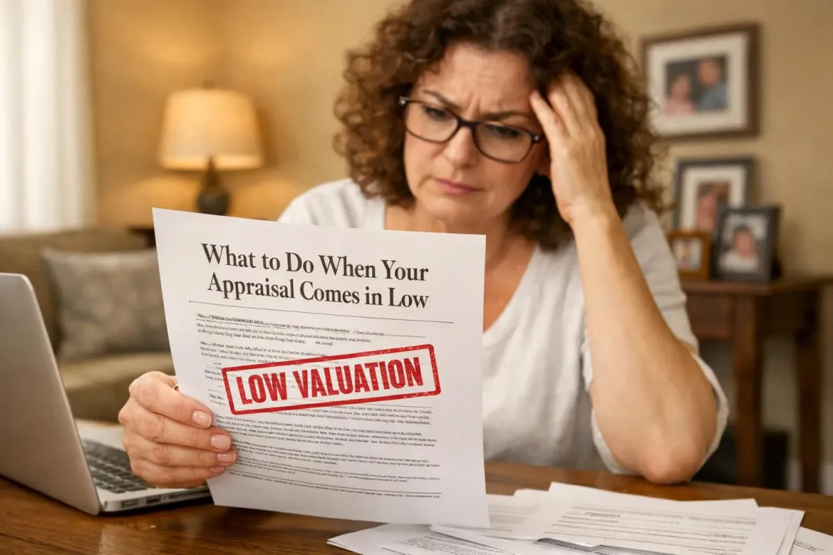 What to Do When Your Appraisal Comes in Low