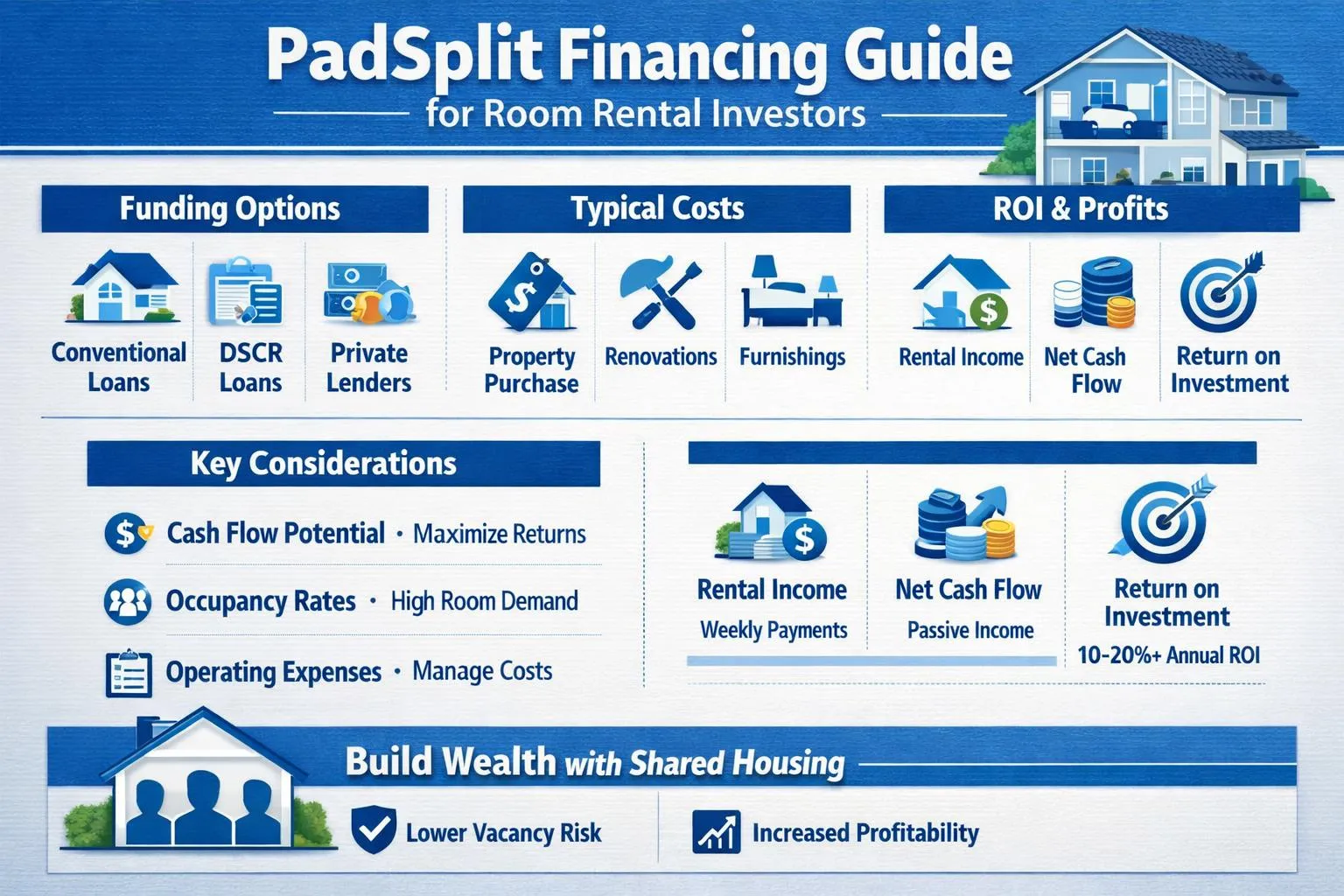 PadSplit Financing Guide for Room Rental Investors