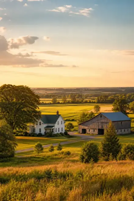 Property in Prince Edward County, Ontario — Ben & Rachel case study: 100-Acre Farm with FCC Lending in Prince Edward County